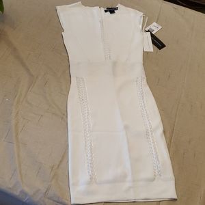 French Connection White Dress NWT